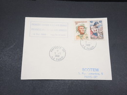 POLYNÉSIE - Enveloppe 1 ère Liaison Polynésie / France En 1960 - L 17610 - Storia Postale