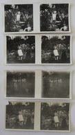 4 Photo Stéréoscopique Originale 92 SEVRES 1931 1932 Jeune Fille Avec Grand Poupée Porcelaine - Stereoscoop