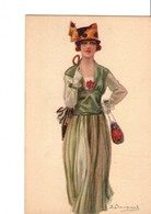 Jeune Femme élégante Présentant La Mode, Avec Chapeau.  951 - 4. - Bompard, S.