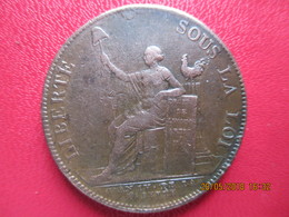 MONNAIE DE CONFIANCE, Monneron De 2 Sols à La Liberté 1792, TTB - Altre Monete