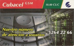 CUBACEL GSM - ETECSA - 10.00 CUC - Kuba