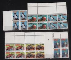 ECUADOR 1992 SET IN BLOCK OF 4 GALAPAGOS FAUNA PENGUIN TURTLE SC# 1281-1283 - Ecuador