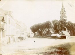 ROSCOFF **** STANDS FORAINS EN 1903    ***** PHOTO ANCIENNE **** - Roscoff