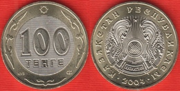 Kazakhstan 100 Tenge 2004 Km#39 BiMetallic UNC - Kazajstán