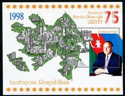 AS4973 Azerbaijan 1998 Presidential Flag Map M MNH - Stamps