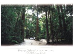 (522) Australia - (with Stamp At Back Of Card) QLD - Fraser Island - UNESCO - Sunshine Coast