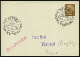 1939 (19.6.) , KUFSTEIN 2, Handwerbestempel (= Festung Geroldseck) Auf PP 3 Pf. Hindenbg. (Bo. 1 II = Erstjahr! = "Ostma - Sonstige & Ohne Zuordnung