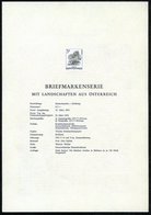 1974 (März) , 3 S. Ungez. Schwardruck Bischofsmütze (Berg) Auf Amtl. Ankündigungsblatt Der Staatsdruckerei (Mi.1442 U S) - Sonstige & Ohne Zuordnung