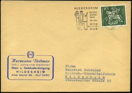 1961 (20 A) Hildesheim 1, Maschinen-Werbestempel Roemer-Pelizäus-Museum Mit Uhemka-Relief (5. Dynastie Mit Hetepibes), B - Autres & Non Classés