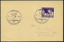 1943 (10.1.) Berlin, Sonderstempel Tag Der Briefmarke Mit Hermes-Kopf, Inl.-Karte (Bo.384) - Antike Griechische Und Römi - Sonstige & Ohne Zuordnung