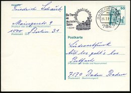 1979 7847 BADENWEILER 1, Maschinenwerbestempel Mit Liegendem Römer (vor Sonne), Bedarfskarte (Bo.8 A) - Römische Geschic - Autres & Non Classés