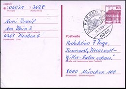 1983 (März) 6367 KARBEN 1, Handwerbestempel "2000 Jahre" = Röm. Brunnen-Tempel, Bedarfskarte (Bo.1) - Römische Geschicht - Other & Unclassified