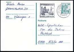 1980 7407 ROTTENBURG AM NECKAR, Maschinen-Werbestempel "Alte Römer- U. Bischofsstadt", Bedarfskarte (Bo.8 A) - Römische  - Other & Unclassified