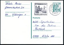 1980 7407 ROTTENBURG AM NECKAR, Maschinen-Werbestempel "Alte Römer- U. Bischofsstadt", Bedarfskarte (Bo.8 A) - Römische  - Autres & Non Classés