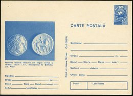 1976 RUMÄNIEN, 30 B. Bildpostkarte: Dakische Silbermünzen Aus Arad, Ungebr. (Mi.P 721) - Römische Geschichte & Kultur /  - Autres & Non Classés