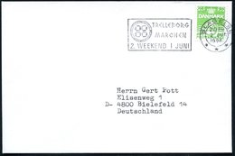 1986 DÄNEMARK, Maschinen-Werbestempel Slagelse (2. Wanderungs-Wochenende Zu Archäolog. Fundstätten) Mit Motiv Der Wiking - Otros & Sin Clasificación