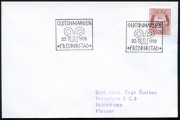 1978 (20.5.) NORWEGEN, Sonderstempel Frederikstad (Wanderungen Zu Archäolog. Fundstätten) = Archäolog. Symbol, Ausl.-Bri - Sonstige & Ohne Zuordnung