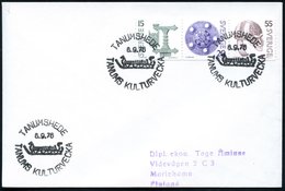 1976 (8.9.) SCHWEDEN, Sonderstempel Tanumshede Mit Felszeichnung Des Drachenbootes Von Tanum, 3x Auf Ausl.-Brief - Wikin - Sonstige & Ohne Zuordnung