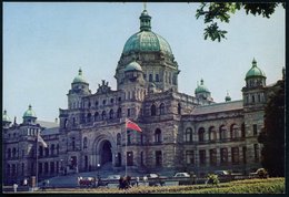 1975 (ca.) CANADA, 8 C. Bildpostkarte: Victoria, Parlament, Ungebr. - Architektur, Architekten, Baustile / Architecture, - Andere & Zonder Classificatie