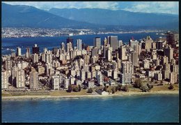 1975 (ca.) CANADA, 8 C. Bildpostkarte: Vancouver, Skyline Bei Tag Bzw. Bei Nacht, 2 Belege, Ungebr. - Architektur, Archi - Other & Unclassified