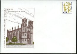 1997 Berlin-Mitte, PU 100 Pf. Frauen: Friedrichwerdersche Kirche (von Schinkel), Ungebr. (Mi.PU 350) - Berühmte Bauwerke - Other & Unclassified