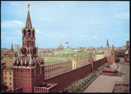1979 UdSSR, 3 Kop. Bildpostkarte Proletarierdenkmal: Kreml Mit Erlöserturm (Spasskiturm, 1491 Von Solari), Ungebr. - Ber - Otros & Sin Clasificación
