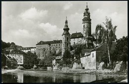 1950 TSCHECHOSLOWAKEI, 1,50 Kc. Bildpostkarte Gottwald: Krumlov/ Krummau, Schloß Heinr. I. V. Rosenberg (Krummau War Woh - Sonstige & Ohne Zuordnung