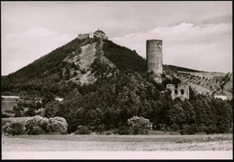 1952 TSCHECHOSLOWAKEI, 1,50 Kc. Bildpostkarte Gottwald: Burgruine Zebrak (dt. Bettlern) U. Burg Tocnik, Ungebr. (Pofis C - Other & Unclassified