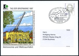 1997 (12.10.) 10619 BERLIN 12, Sonderstempel Sternbild "Großer Bär" Auf PU 110 Pf. Frauen: Archenhold-Sternwarte Von 189 - Autres & Non Classés