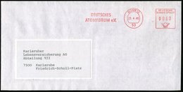 1980 (23.4.) 53 BONN 12, Absender-Freistempel (rs. Abs.-Vordruck), Inl.-Brief - Atom & Radioaktivität / Atom & Radioacti - Other & Unclassified