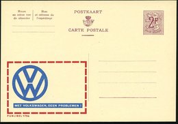 1959 BELGIEN, 2,00 F. Publibel: VW (flämischer Text) Mit VW-Logo, Ungebr. (Mi.P 319 II / 1756) - Volkswagen / K.d.F.-Wag - Autres & Non Classés