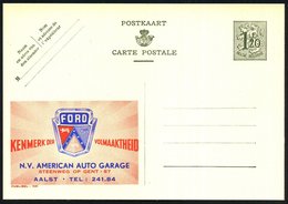 1952 BELGIEN, 1,20 F. Publibel: FORD (American Auto Garage Aalst) = Kühler-Logo, Flämischer Text, Ungebr. (Mi.P 283 II / - Other & Unclassified