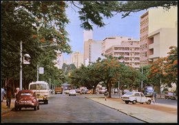 1982 Mozambique, 16 MT. Bildganzsache: Maputo Mit Morris PKW, Omnibus Etc., Ungebr. - Automobil-Hersteller Ausland / For - Other & Unclassified