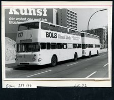 1972/75 BERLIN, 11 Verschiedene S/ W.-Fotos Der BVG (West) Doppeldecker-Omnibusse (meist Format 7 X 10,5 Cm) Mit Alkohol - Altri & Non Classificati