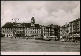 1952 TSCHECHOSLOWAKEI, 1,50 Kc. Bildganzsache Gottwald: Omnibus Auf Dem Stalin-Platz In Teplice (Teplitz), Ungebr. (Pofi - Autres & Non Classés