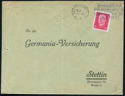 1929 (8.12.) BAD REICHENHALL 2, Maschinen-Werbestempel Auf Firmenbrief (gefaltet, Da Antwortbrief) Werbung Rechts! (Bo.3 - Other & Unclassified