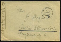 1943 (6.1.) DEUTSCHES REICH, Feldpostbrief Der Feldpost-Nr. 16 903 = Stab Kradschützen Batl. 26 - Motorrad & Zubehör / M - Other & Unclassified