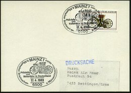 1983 (17.4.) B.R.D., 50 + 20 Pf. 1. Daimler-Maybach-Motorrad Von 1885 + Motivgleicher Sonderstempel 6500 MAINZ 1 (Bo.237 - Other & Unclassified