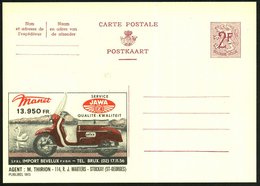 1959 BELGIEN, 2 F. Publibel: Tschechischer JAWA-Motorroller, Agent: M. Thirion, Stockay, Ungebr. (Mi.P 319 I / 1815) - M - Otros & Sin Clasificación