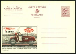 1959 BELGIEN, 2 F. Publibel: Tschechischer JAWA-Motorroller, Agent: Douwar, Braine-L'Alleud, Ungebr. (Mi.P 319 I / 1817) - Other & Unclassified