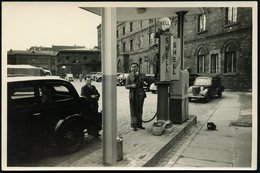 1938 BERLIN, Orig. S/ W.-Foto Fa. Opel-Böhler Mit Firmeneigener SHELL-Tankstelle (Format 17,5 X 11,5 Cm) Fotograf: Kuno  - Other & Unclassified