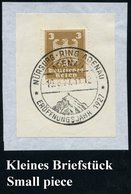 1927 (10.8.) ADENAU, Handwerbestempel NÜRBURG-RING = Auto- & Motorrad-Rennstrecke, Kleines Briefstück (Bo.1 , Erstjahr!) - Other & Unclassified