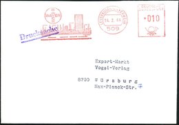 1964 (23.11.) 509 LEVERKUSEN-BAYERWERK, Absender-Freistempel  "dralon" (= Hauspostamt!) Firmen-Bf. - Chemie / Chemistry  - Other & Unclassified