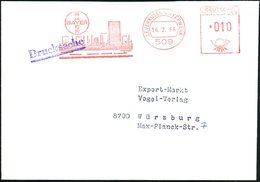 1964 (23.11.) 509 LEVERKUSEN-BAYERWERK, Absender-Freistempel  "dralon" (= Hauspostamt!) Firmen-Bf. - Chemie / Chemistry  - Autres & Non Classés