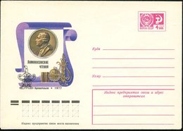 1977 UdSSR, 4 Kop. Ganzsachen-Umschlag: Lomonossow'sche Vorlesung Archangelsk, Lomonossow (1711-1765) = Chemiker, Mathem - Other & Unclassified