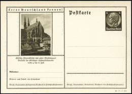 1936 GÖRLITZ, 6 Pf. Bildganzsache Hindenbg.: Peterskirche, Ungebr. (Mi.P 236-36-77-1-Bild 1) - Sakralbauwerke, Dome & Ki - Otros & Sin Clasificación