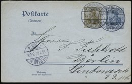 1907 N O N N E N D A M M , 1K-Gitterstempel = Ehem. Vorort Berlins, Der Auf Ein Kloster Verweist (heute Siemensstadt), B - Otros & Sin Clasificación