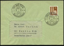 1950 (6.11.) (13 B) BAD TÖLZ, Sonderstempel LEONHARDIFAHRT = Wallfahrtskirche (St. Leonhard V. Limoges, Patron Der Reite - Autres & Non Classés