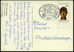 1978 (6.12.) 6624 GROSSROSSELN 3, Sonderstempel St. Nikolaus.. (St. Nikolaus), Bedarfskarte - Weihnachten / Christmas /  - Other & Unclassified