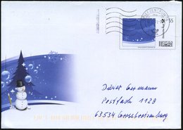 2011 BRD, 55 C. Sondergnazsachen-Umschlag "Plusbrief Individuell": Weihnachten (Nachthimmel, Schnekristalle, Schneemann) - Other & Unclassified
